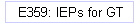 E359: IEPs for GT