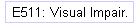 E511: Visual Impair.